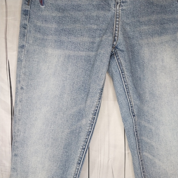 Lucky Brand Bridgette Skinny Embroidered Blue Jeans Size 0/25 - Picture 9 of 14